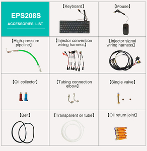 EPS208S Injektor tester Prüfstand BIP QR Codierung funktion