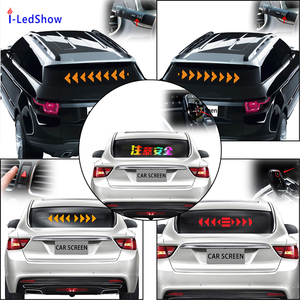 Segno di Auto OBD LED messaggio di visualizzazione dello schermo di scorrimento del finestrino posteriore Auto programmabile Mood Vehicle LED segni - Product Image 6