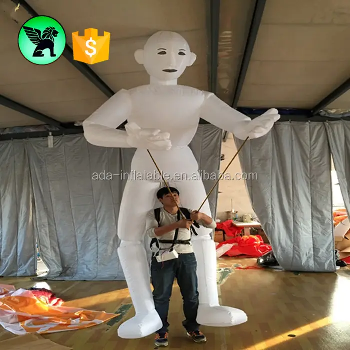 3.5m Festival Parade Puppet Inflatable Customized Walking Inflatable Puppet For Festival A5068