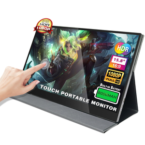 <span class=keywords><strong>Monitor</strong></span> portátil inteligente IPS <span class=keywords><strong>Touchscreen</strong></span> embutido para celular, <span class=keywords><strong>monitor</strong></span> compatível com celular, Full HD 1080p USB tipo C para jogos, laptop e PC de 15,8 polegadas