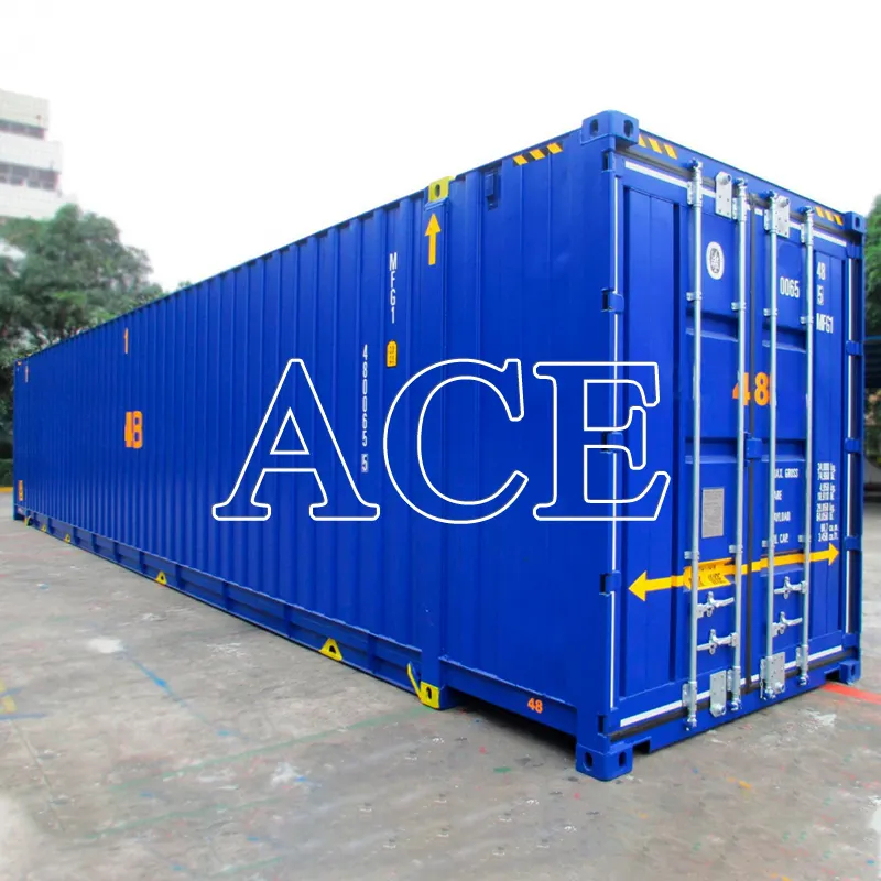 Corten Steel Transportation 48ft High Cube Pallet Wide Dry Sea Contenedores de envío marítimo 48 pies