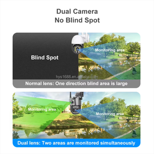 10X optik Zoom otomatik insan izleme GSM Alarm 4K çift Lens 8mp açık kablosuz güvenlik 4G güneş ağ güvenlik kamerası - Product Image 6