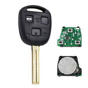3ปุ่มรีโมทกุญแจรถสมาร์ท315MHZ 4C ชิป TOY48ใบมีด Uncut สำหรับ Lexus GS300 GS400 GS430 ES300 IS300 LS400 FCC ID: HYQ1512V - Product Image 1