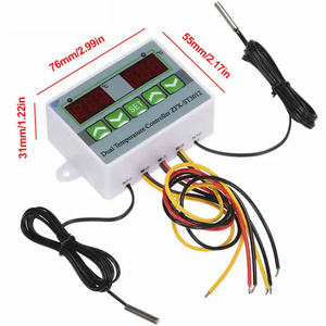 ST3012 <strong>Temperature</strong> <strong>Controller</strong> Dual Thermostat Temp Control Cooling/Heating Thermoregulator Control Module AC220V Switch Output - Product Image 3