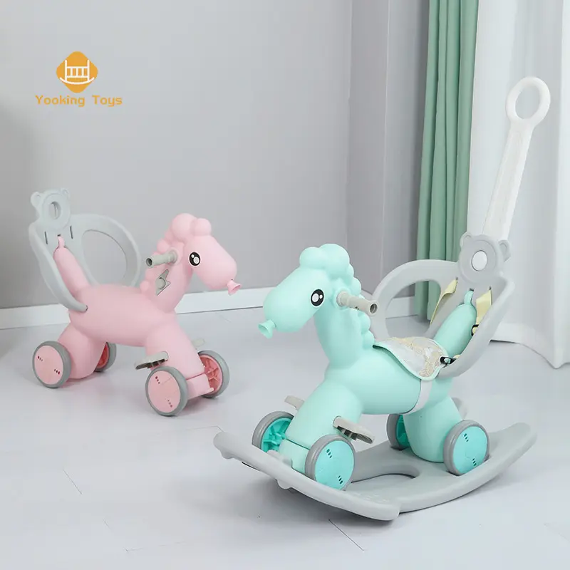 Caballo de juguete de animales para niños y adultos, caballo de juguete