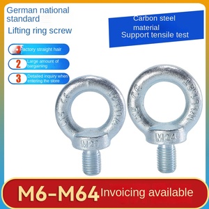 גרמנית סטנדרטית DIN580M6M8M10M12M16--M100 חוט iso <span class=keywords><strong>m3</strong></span> גודל m10 מ 4 אבץ מצופה נירוסטה פליז gb825 מטרי