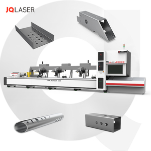 JQ M3 2KW 3KW Automatic <strong>Loading</strong> and <strong>Unloading</strong> Metal Pip Tube Laser Cutting Machine - Product Image 1