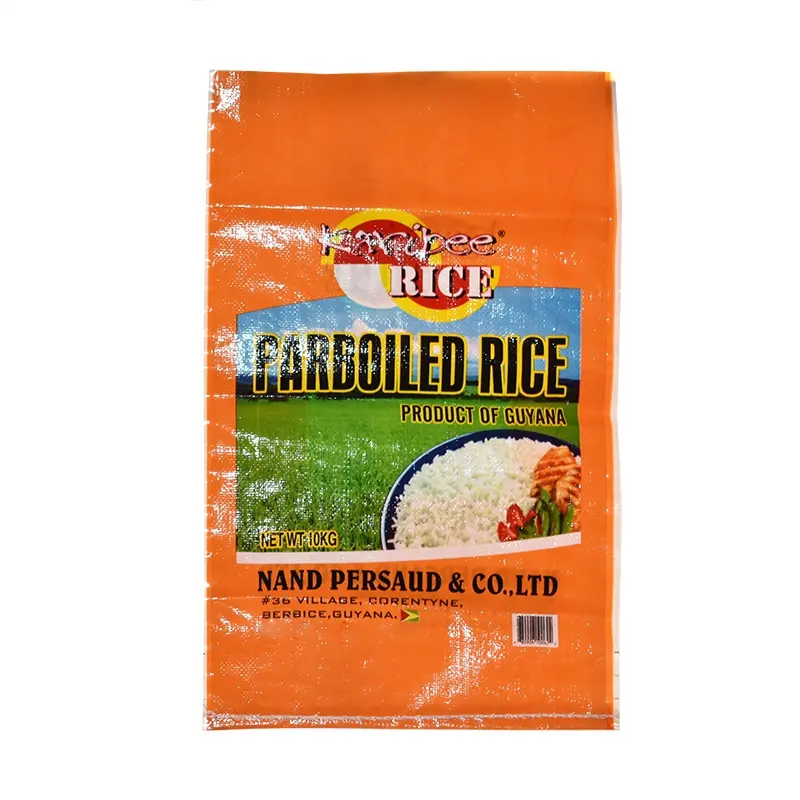 Fabbrica di alta qualità tessuto laminato sacco sacchetti di riso alla rinfusa acquisto a buon mercato prezzo