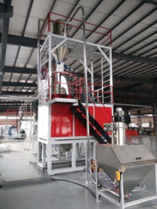 Sistema di miscelazione industriale per plastica efficiente plastica Mixer macchina con PLC programmazione per il funzionamento visivo - Product Image 5