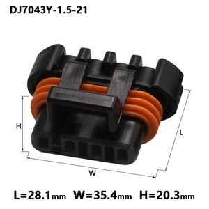 Holden barina frontera tk ut 1.6l f16d3酸素センサーo2用4pin防水プラグdelphi自動コネクタ12162144 12162102 - Product Image 3
