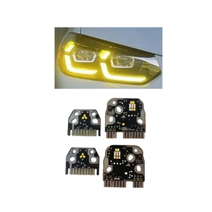 Sarı melek göz DRL LED panoları için 2022 2023 BM-W X3 X3M G01 X4 X4M G02 F97 LCI far mavi gündüz koşu işık kırmızı - Product Image 1