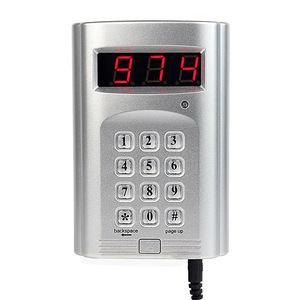 999 Channel Wireless Keyboard <strong>Call</strong> Button ASK AM Keypad Transmitter for Paging Queuing System - Product Image 1