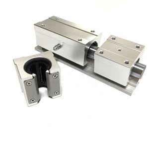Actuador lineal CNC Guías lineales redondas SBR16 SBR20 Rieles lineales redondos de aluminio y rodamientos lineales - Product Image 4