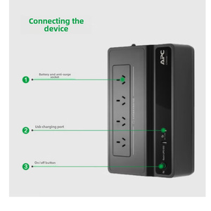 APC Schneider APC BK500M-CH kesintisiz yedek güç kaynağı UPS ev ofis bilgisayar anti-güç kapalı 300W/500VA - Product Image 6