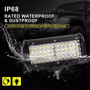 Ip68 Barras Led รถ4X4 2021ใหม่นำแสงป้องกันการสั่นสะเทือนการออกแบบ Headtable และ Dimmable นำแสงทำงาน - Product Image 3