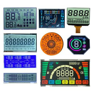 Monochromes LCD-Display 7 Segment 4-stelliges alpha numerisches LCD mit wasserdichtem Anschluss 18 PIN - Product Image 6