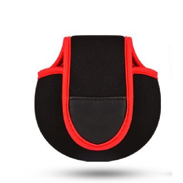 Black with red trim