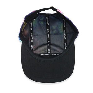 Custom High Quality 5 Panel Colorful Tie-dye Runners Running Snapback <strong>Cap</strong> Sun Protect Waterproof Sports Hat - Product Image 6