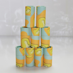 קרטון מתכלה לדחוף את מוצק בושם deodorant צינור אריזה מיכלים מיני קראפט נייר Balm קופסא
