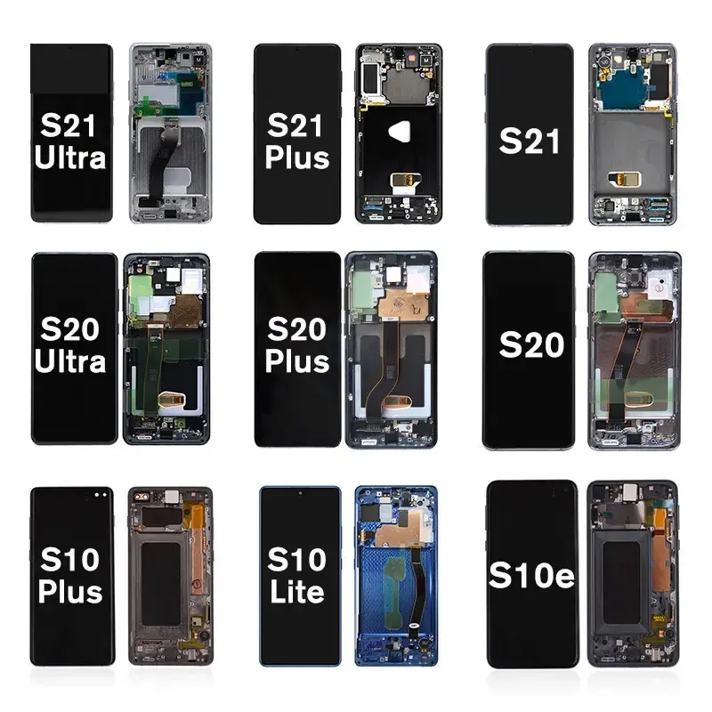 OEM Original Qualidade Celular S3 S5 S6 S7 Borda S9 S10 S21 Ultra Tela LCD Para Samsung Galaxy S8 Substituição Touch Display