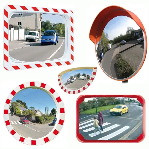 30 "सुरक्षा दर्पण पीसी यातायात आउटडोर सड़क सुरक्षा के लिए उत्तल दर्पण
