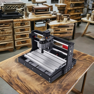 Mini máquina enrutadora de madera CNC T8 para uso en restaurantes domésticos Sistema de control DSP Nuevo núcleo de corte por láser de rodamiento Incl. Motor PLC - Product Image 2