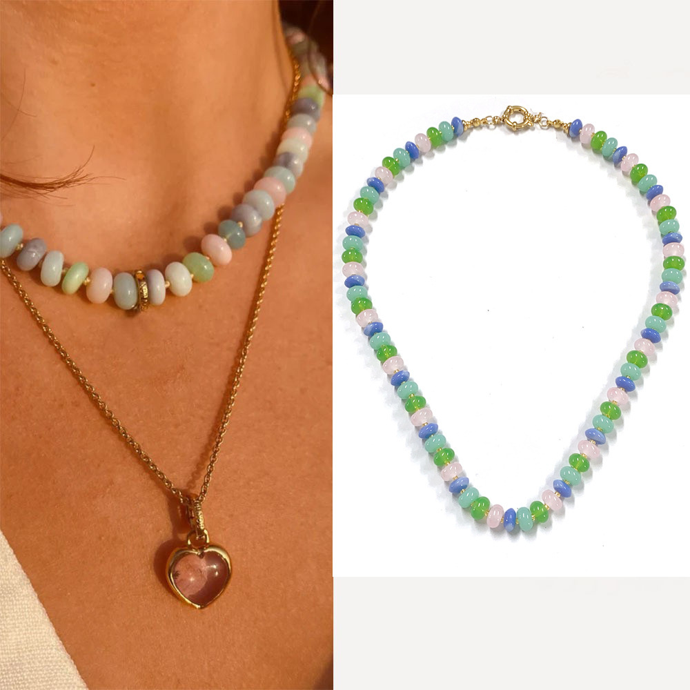 Summer puff 45cm necklace
