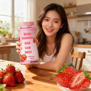 Superfood Biotin tó<span class=keywords><strong>c</strong></span> da móng tay Gummies Vitamin <span class=keywords><strong>C</strong></span> E bổ sung Tó<span class=keywords><strong>c</strong></span> đẹp rạng rỡ da khỏe mạnh móng tay kẹo - Product Image 5