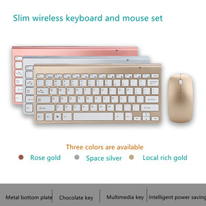 2.4G Wireless <strong>Keyboard</strong> and Mouse Combo Fashion <strong>Simple</strong> Mini Wireless <strong>Keyboard</strong> and Mouse Set for Laptop <strong>Computer</strong> - Product Image 2