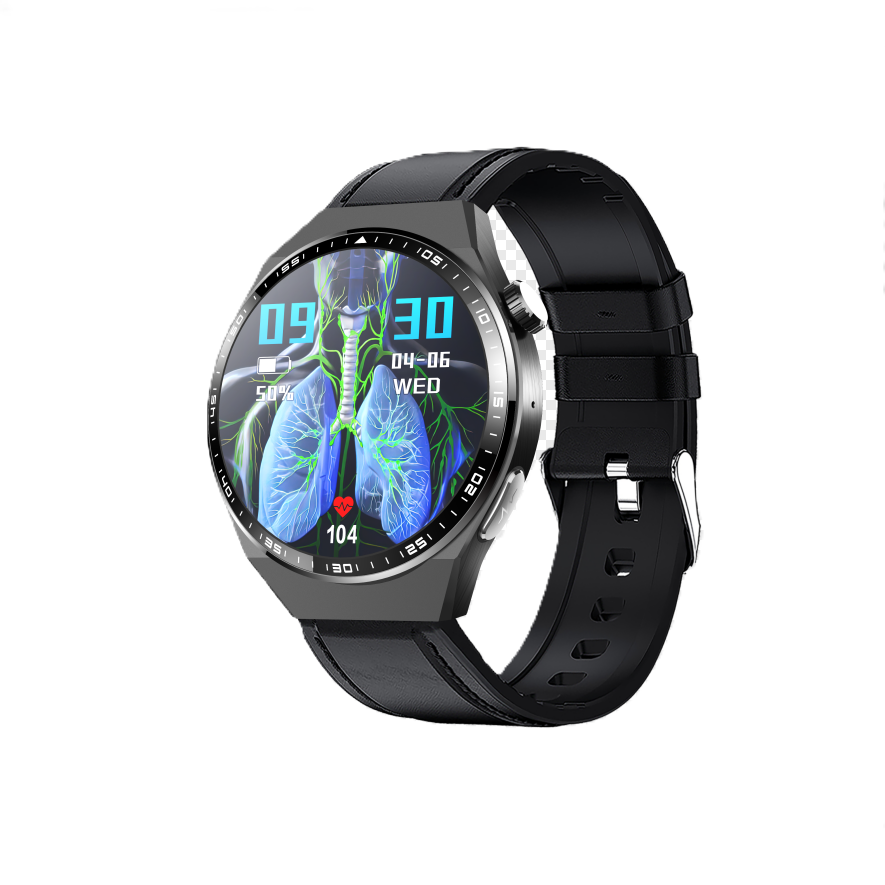 Bracelet en cuir noir