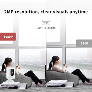 Cámara de seguridad interior con visión nocturna Wifi CCTV Monitoreo Estilo domo y opción de almacenamiento de tarjeta de memoria Sensor CMOS - Product Image 5