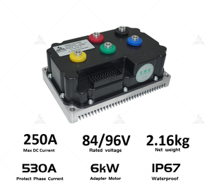 Venta rápida 6KW DC Motor Controller 96V 250A Max Función inversa Programable Fardriver 96530 Populares 96v Controladores de motor - Product Image 4