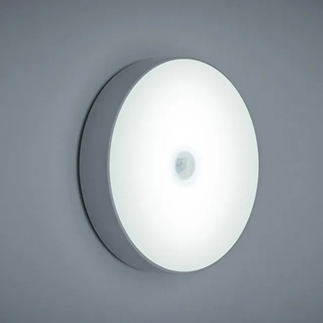 Sensore di movimento luce notturna a LED lampada da notte ricaricabile USB per camera da letto luce dell'armadio da cucina luce dell'armadio senza fili