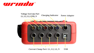 Wrindu Electrical Measuring Tools Digital Electrica 3 Phase Power <strong>Quality</strong> Analyzer Power <strong>Quality</strong> Analyser Three Phase