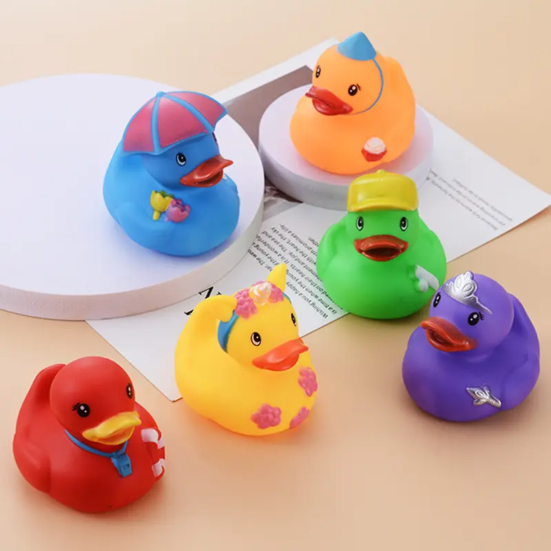 Atacado Preço De Fábrica Barato Brinquedos De Banho Para Crianças OEM Personalizado PVC Promocional Patos De Banho De Borracha