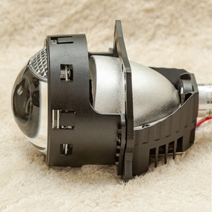 סופר בהיר M17 <span class=keywords><strong>LED</strong></span> רכב הנורה <span class=keywords><strong>H4</strong></span> אלומיניום כוס 55W מקרן עדשת פנס Bi DRL <span class=keywords><strong>Led</strong></span> פנס