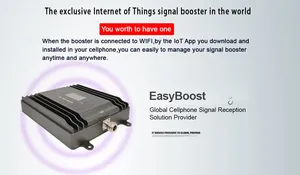 Thông minh LCD điện thoại di động tín hiệu Booster 5G/<span class=keywords><strong>GSM</strong></span> Repeater 3G 4G 1800MHz 2100MHz băng tần kép EGSM khuếch đại với ứng dụng quản lý - Product Image 3