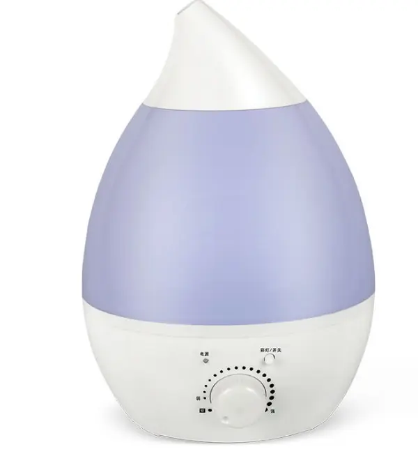 Humidificadores de aire grandes para dormitorio, silencioso 1.3L Cool Mist Top Fill Difusor de aceite esencial Humidificación ultrasónica para la habitación del hogar