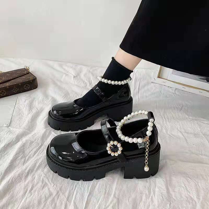 Amazon.com: Zapatos mocasines para mujer, estilo informal, estilo informal,  para estudiantes japoneses, Negro, 7.5 : Ropa, Zapatos y Joyería