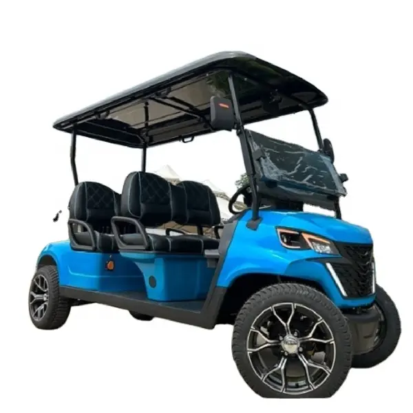 4 chỗ ngồi lật ghế pin lithium Mini Golf Cart Golf Scooter Buggy với ghế sau có thể gập lại