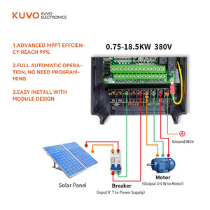 KV650PV 5.5KW Solar Water Pump Inverter <strong>DC</strong> to AC 380V Output Motor <strong>Speed</strong> Control Vfd <strong>Variable</strong> Frequency Drive <strong>Controller</strong> - Product Image 6