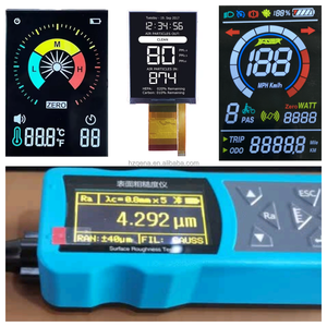 Gelbgrün COG LCD-Anzeige modul 12864 Segment anzeigen mit blauem Hintergrund Weißer Text FSTN Grauer Film LCD-Bildschirm - Product Image 3