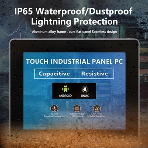 IP65 Waterproof <strong>Embedded</strong> Fanless <strong>Computer</strong> Industrial Panel Pc Rich Port Interfaces for Transportation - Product Image 5
