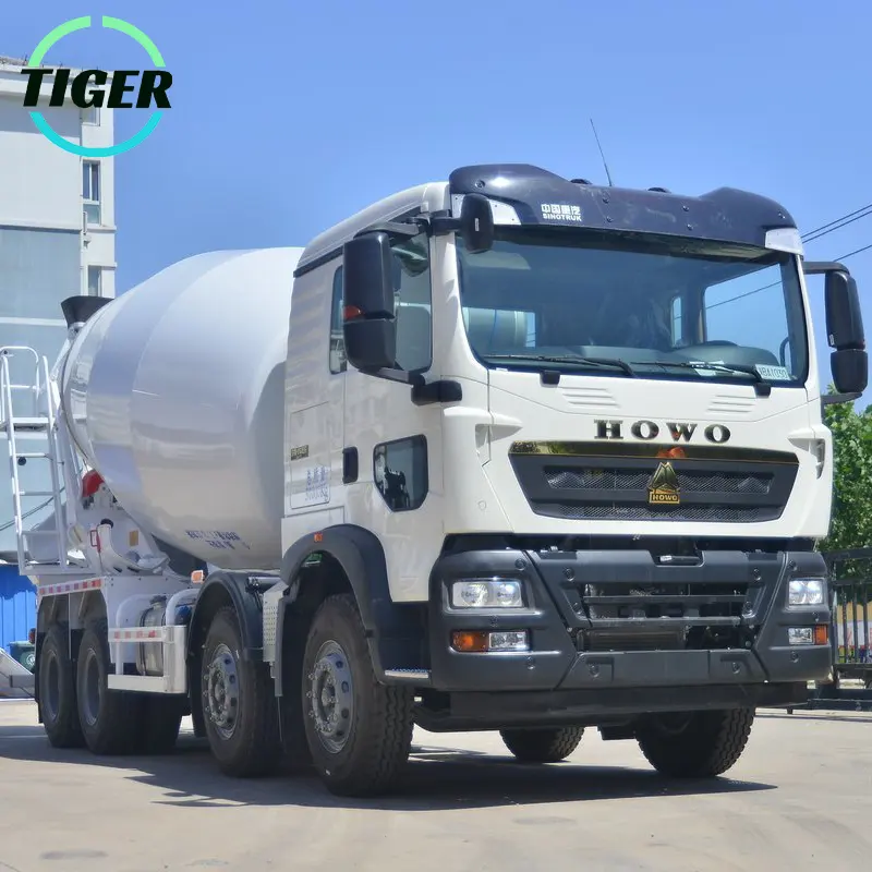 HOWO Concrete Cement Mixer Truck Used Cement Mixing Truck HOWO Mounted Concrete Mixer Pump Truck