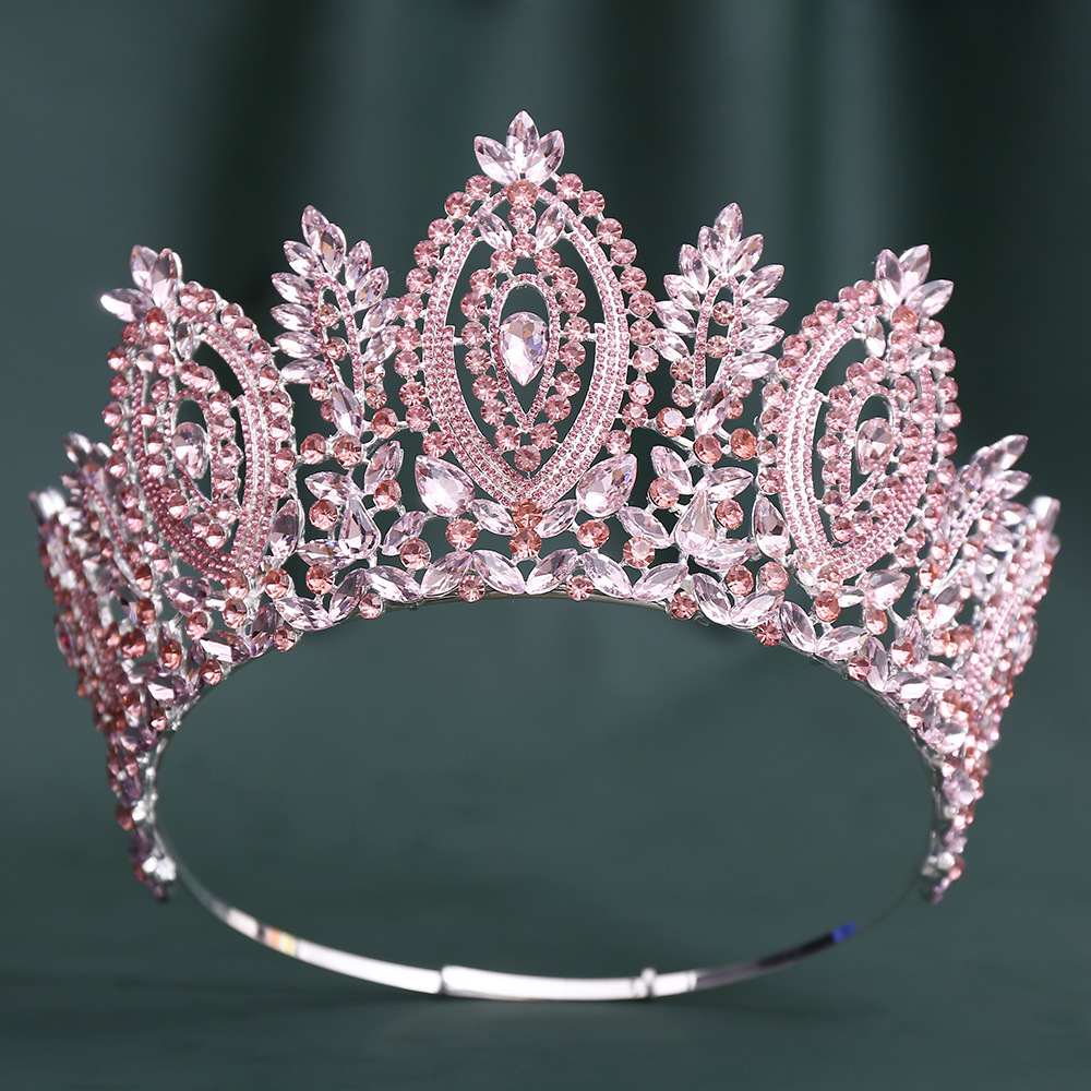 diamante rosa claro lleno de plata