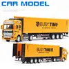 Best selling die cast metal truck and alloy metal pull back car toy 1:48 large container truck toy