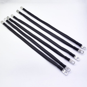 プロ仕様のカスタムバッテリーケーブルJG25-8/JG25-10 10.0平方mmメタルメッシュ446mmハーネス - Product Image 1