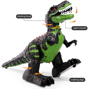 8チャンネル電動RC T-Rexおもちゃリモコン恐竜シミュレーションウォーキングローテーションディノティラノサウルスおもちゃ光と音 - Product Image 5