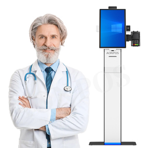Aonpos Hospital quiosque pagamento telemedicina 20 puntos capacitiva Design Modular quiosque pagamento com QR Scanner