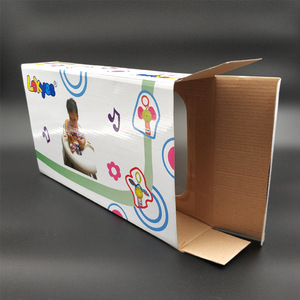 Corrugated Paper Kids <strong>Toy</strong> <strong>Box</strong> Packaging with clear PVC Window - Product Image 5
